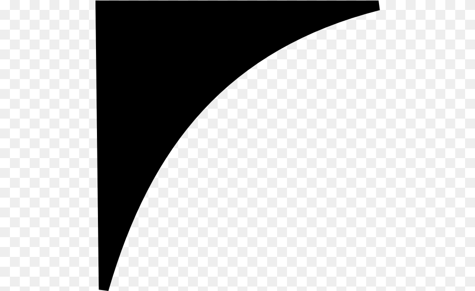 Curved Edge Clipart, Gray Png Image
