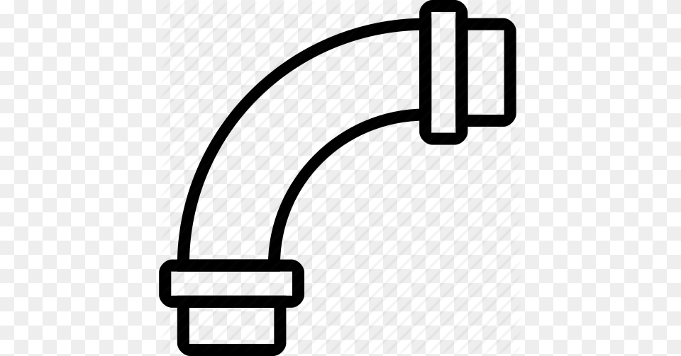 Curved Flow Pipe Water Icon, Sink, Sink Faucet, Tap Png