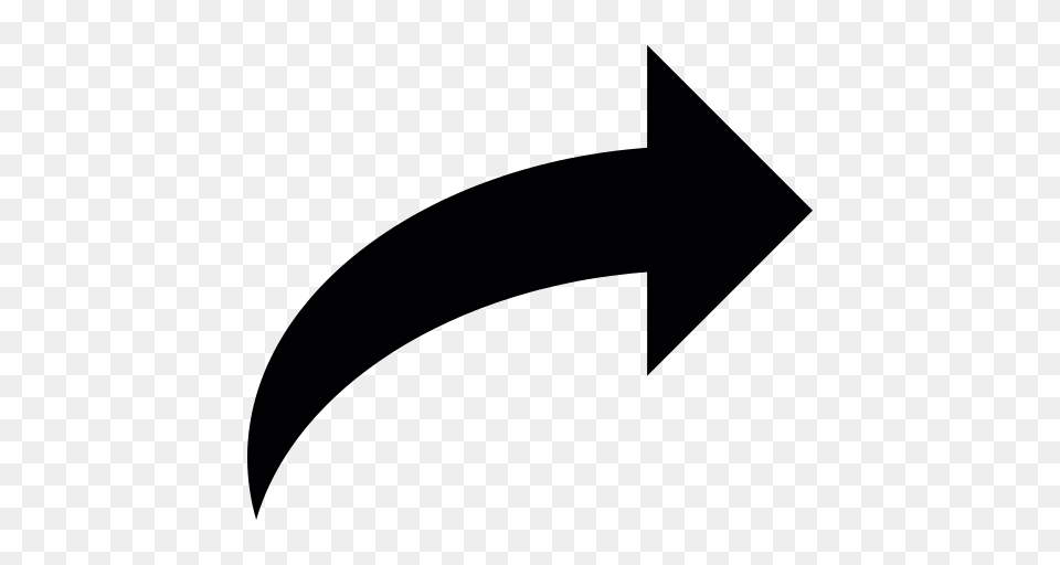 Curved Next Arrow Icon, Lighting Png
