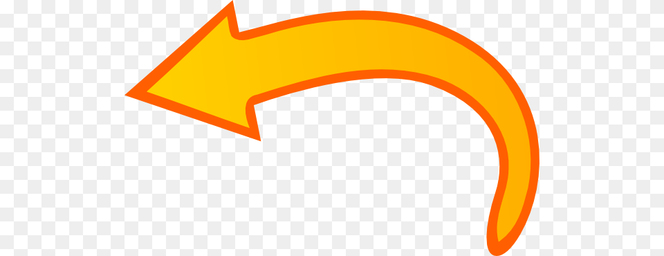 Curved Range Arrow Left Clip Art, Logo Free Transparent Png