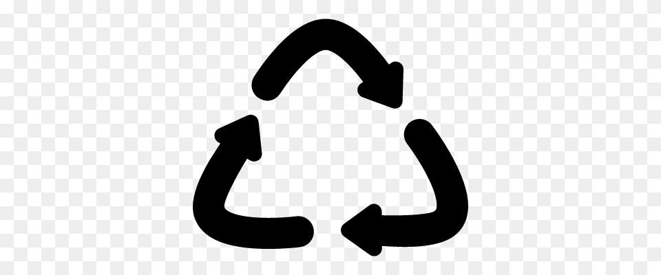 Curved Recycling Symbol Vectors Logos Icons And Photos, Gray Free Transparent Png