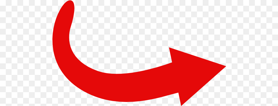 Curved Red Arrow Picture Big Red Arrow, Clothing, Hat Free Png