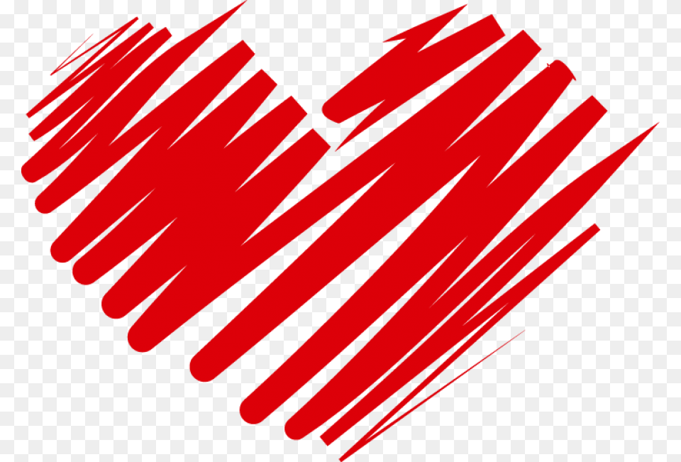 Curved Red Heart Outline Image Silueta De Corazon, Dynamite, Weapon, Light Free Transparent Png