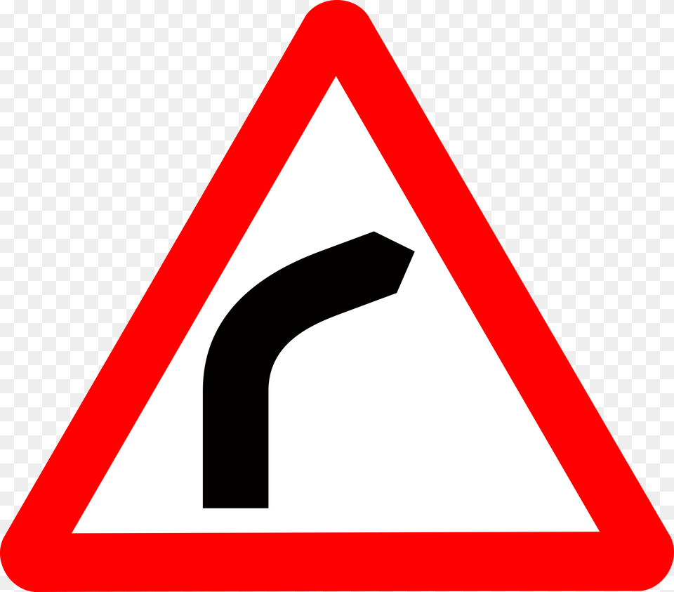 Curved Road Clipart Download Sharp Curve Road Signs, Sign, Symbol, Road Sign, Smoke Pipe Png