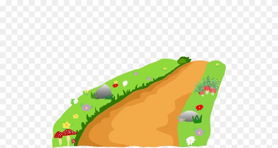 Curved Road Vector Clipart Curved Road Clip Art, Outdoors, Food, Field Free Png Download