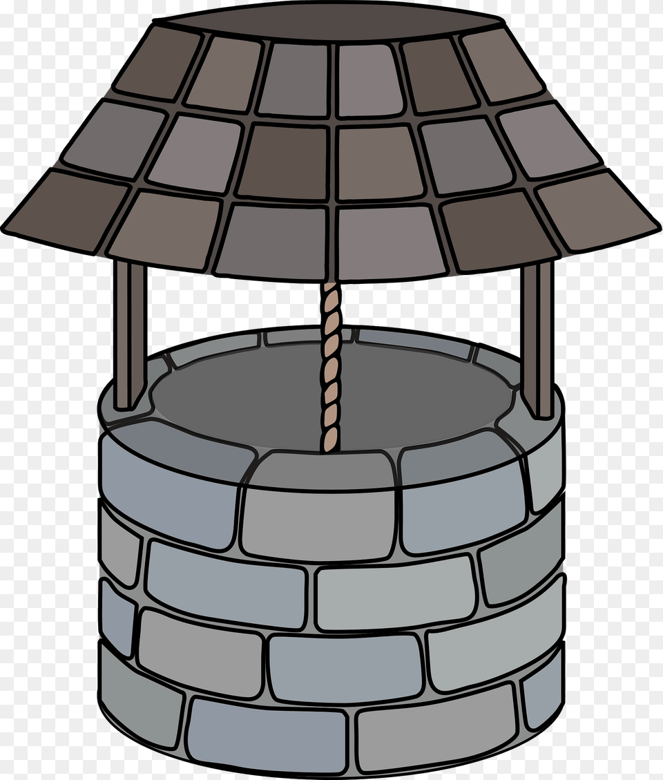 Curved Wishing Well Clipart, Lamp, Outdoors, Ammunition, Grenade Png