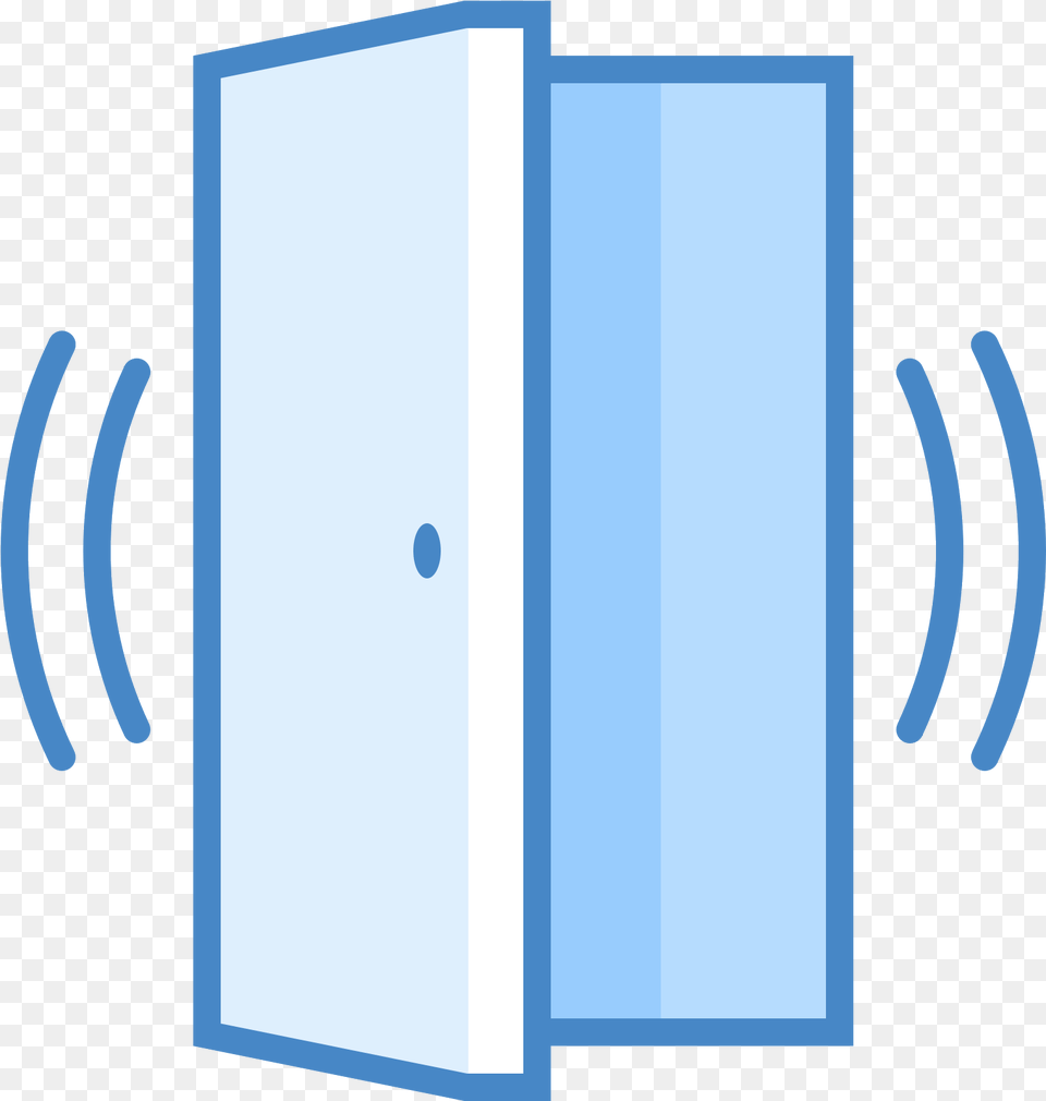 Curvy Line Door Alarm System Icon Png Image