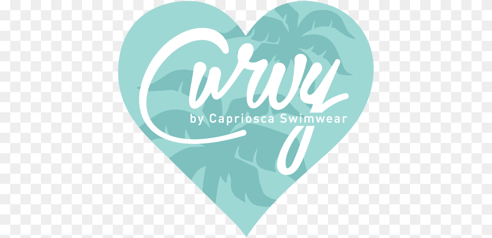 Curvy Swimwear Logo Curvy By Capriosca Swimwear, Heart, Balloon Free Transparent Png