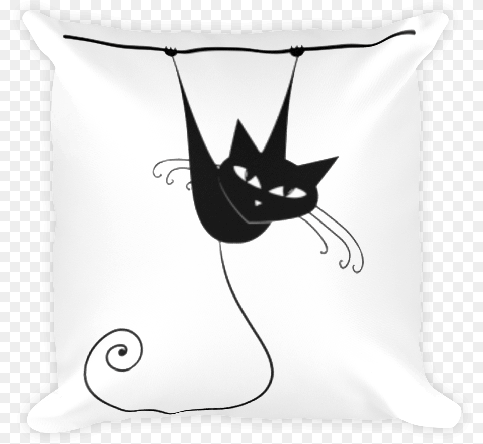 Cushion, Home Decor, Pillow, Animal, Cat Png Image