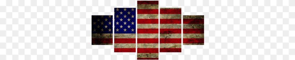 Custom American Flag Canvas Painting Prints In Usa Cuadros Decorativos De Comics, American Flag Png Image