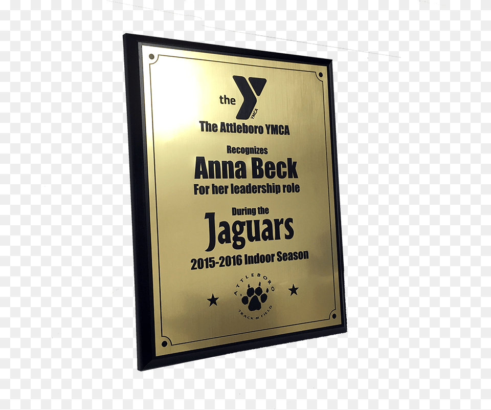 Custom And Personalized Plaques From Ashworth Awards Ymca, Sign, Symbol, Advertisement, Poster Free Png