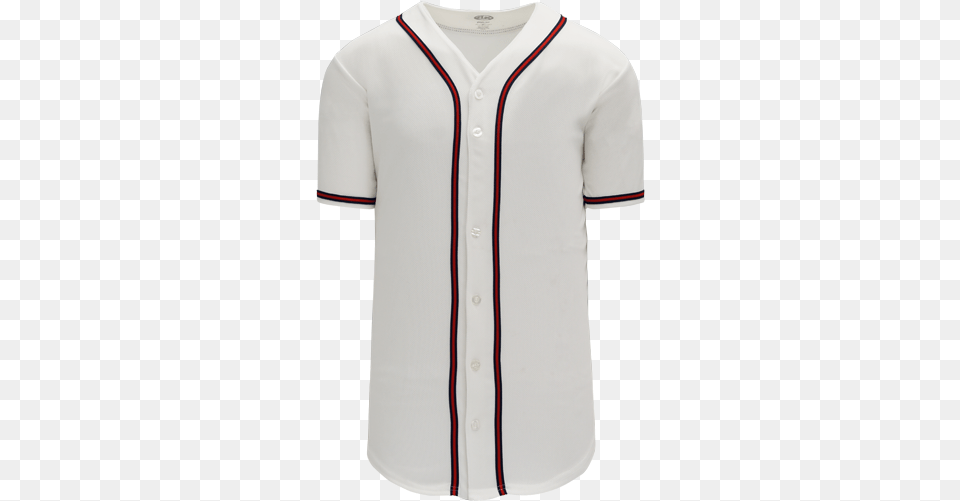 Custom Atlanta Braves Mlb Blank White Jersey Baseball, Clothing, Shirt, Blouse, People Free Png Download