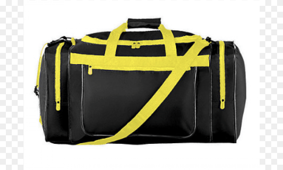 Custom Augusta Sportswear Gear Bag Blackyellow, Baggage, Accessories, Handbag, First Aid Png