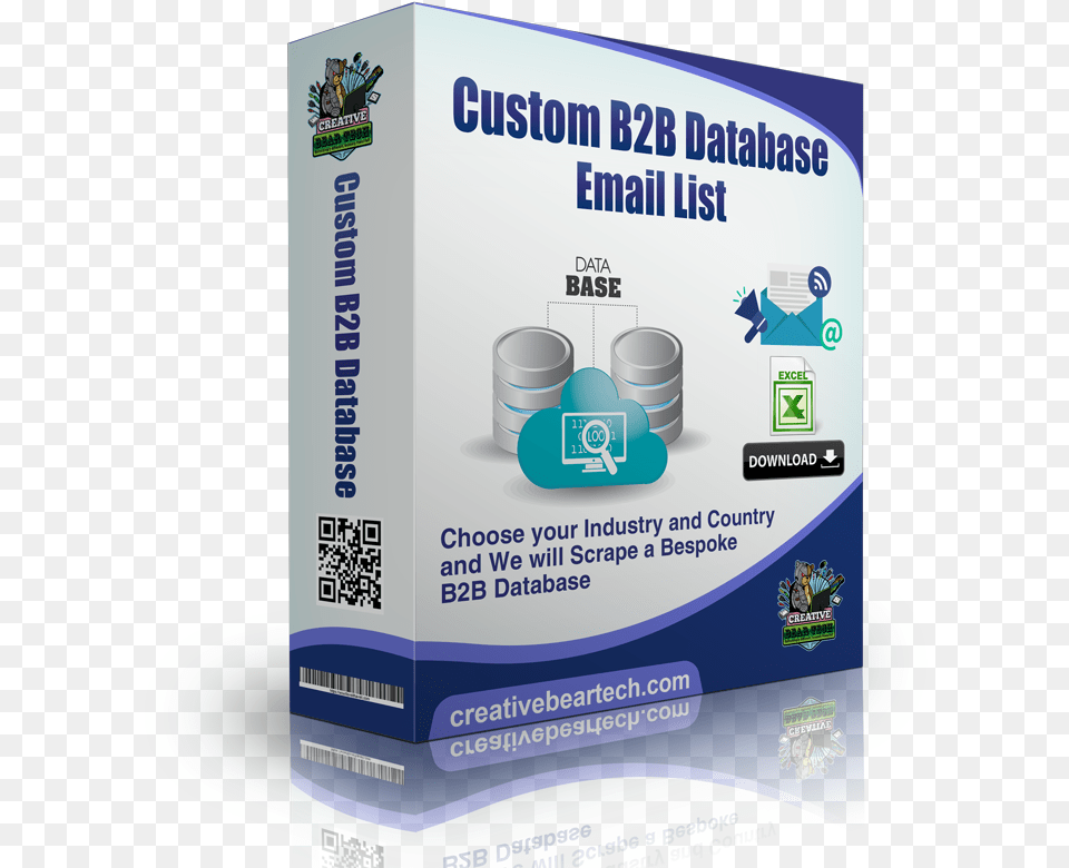 Custom B2b Database Custom Van, Advertisement, Poster, Qr Code Free Png Download