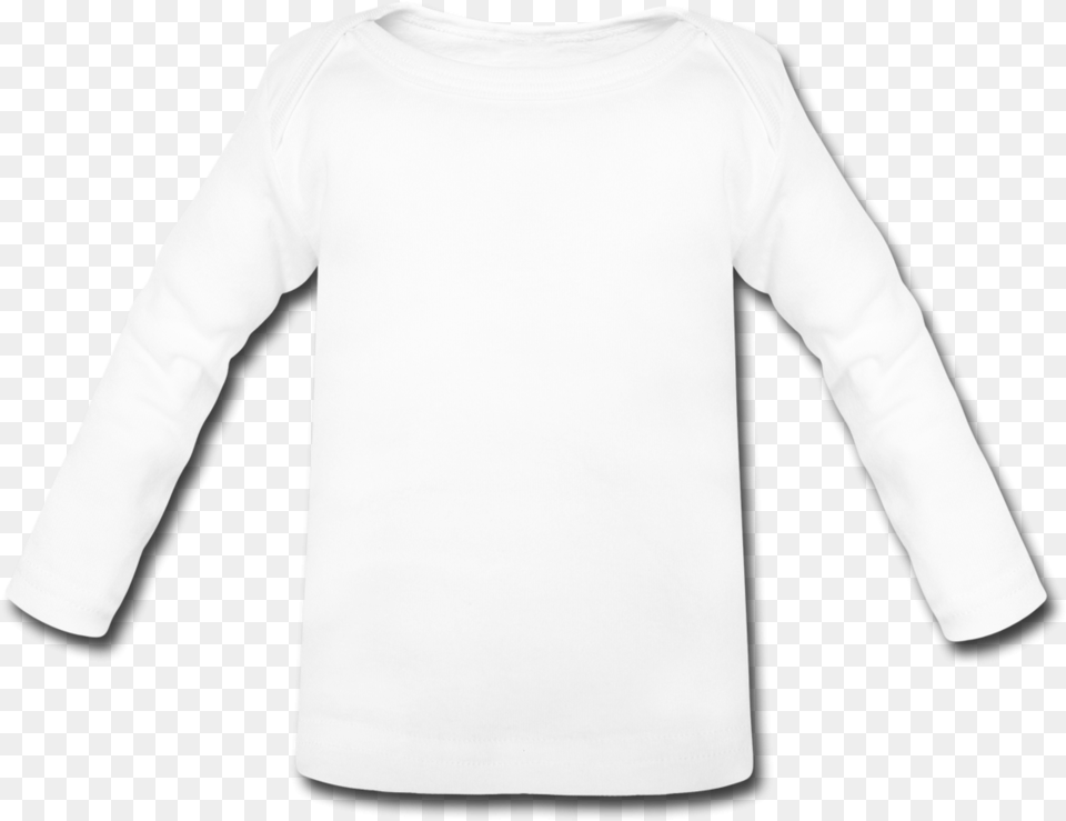 Custom Baby Long Sleeve Lap Blank T Clipart Best Clipart Long Sleeve White T Shirt, Clothing, Long Sleeve, T-shirt Free Png