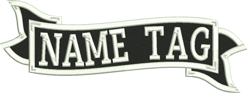Custom Banner Name Tag Biker Vest Patch Emblem, Logo, Badge, Symbol Free Png Download