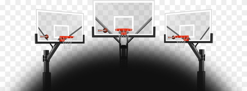 Custom Basketball Hoops By Courts And Greens In Bakersfield Streetball, Hoop Free Png