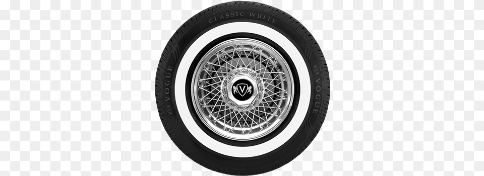 Custom Built Radial 8 Side View Vogue Classic White Tires, Alloy Wheel, Car, Car Wheel, Machine Free Transparent Png
