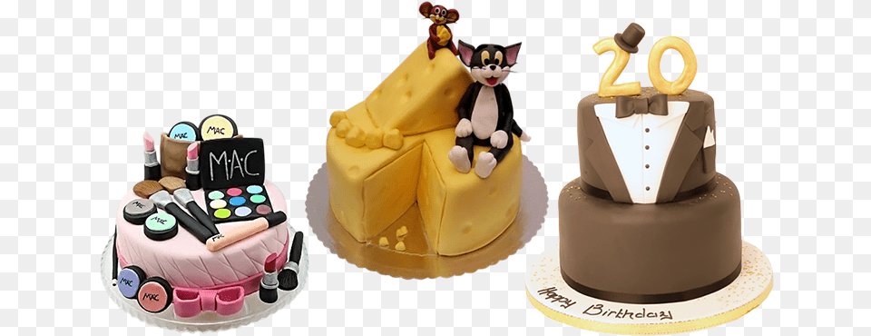 Custom Cake, Birthday Cake, Cream, Dessert, Food Png