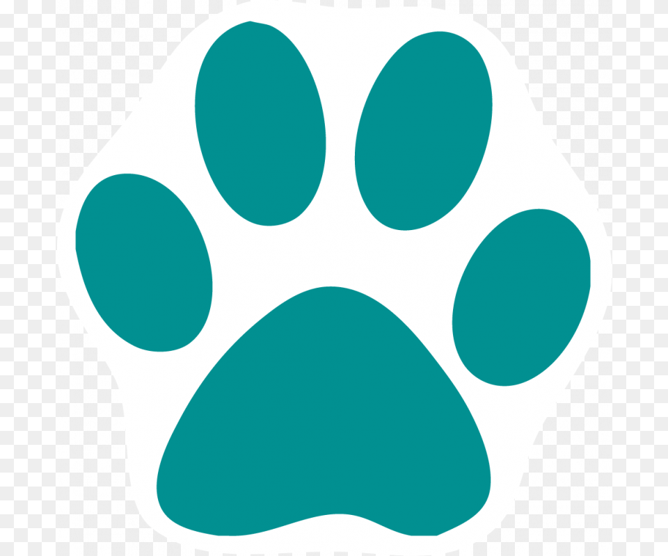 Custom Cat Paw Car Magnets Dog Paw Print Teal, Cushion, Home Decor, Turquoise, Body Part Png
