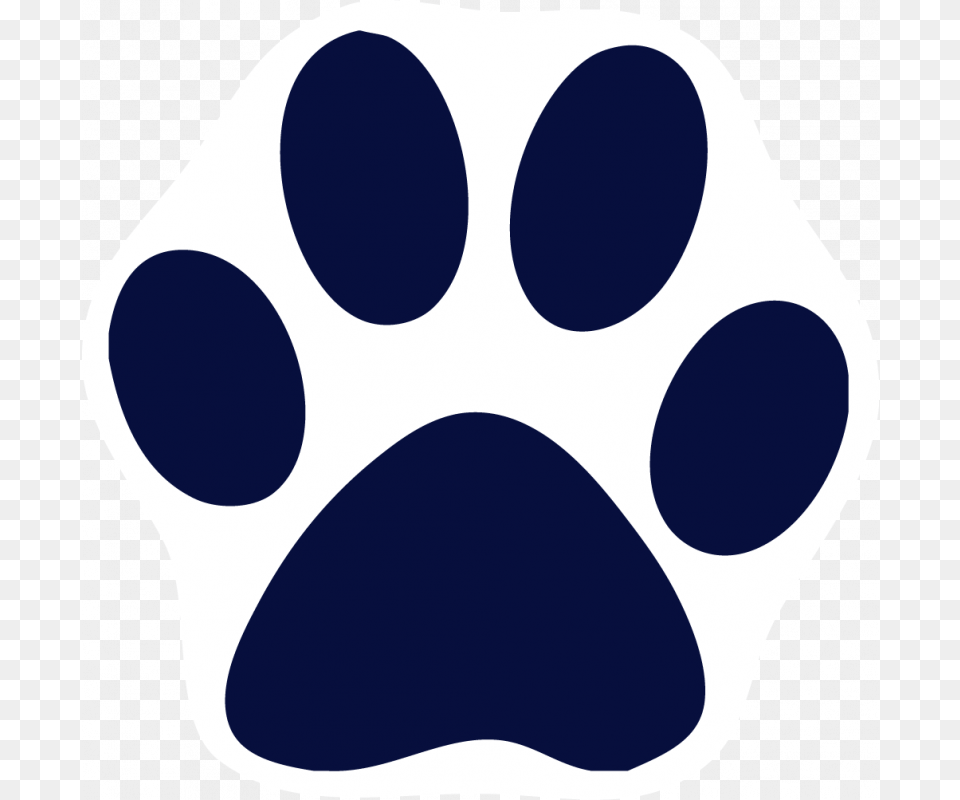 Custom Cat Paw Car Magnets Navy Blue Dog Paw, Home Decor Free Png