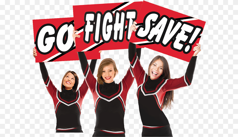 Custom Cheer Signs Sport Cheering Sign, Long Sleeve, Clothing, Sleeve, Person Free Png Download