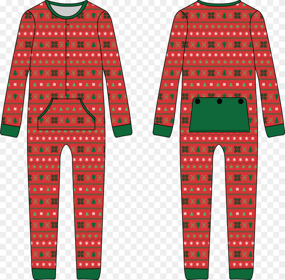 Custom Christmas Apparel Christmas Onesie Pajamas Clipart, Clothing, Coat Free Transparent Png