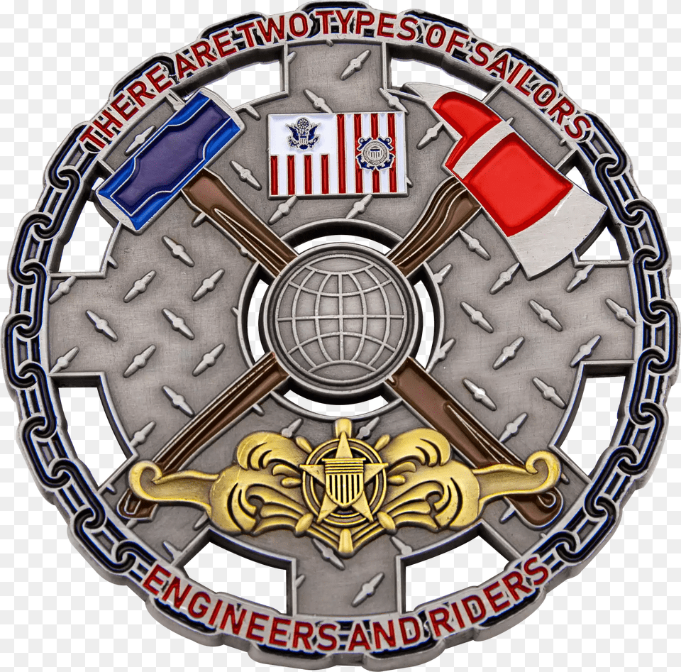 Custom Coast Guard Challenge Coins Solid Free Png Download