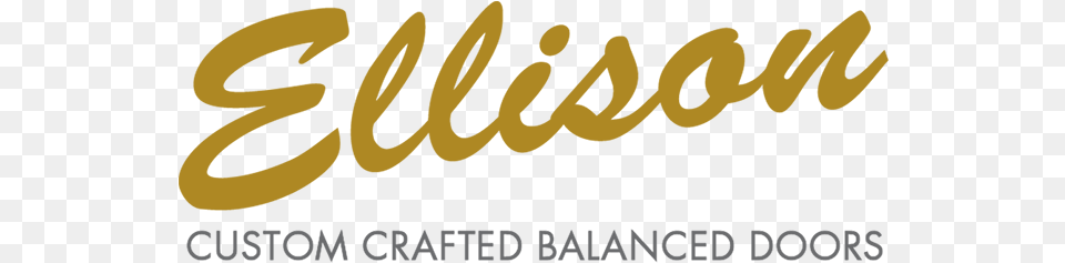 Custom Crafted Balanced Doors Ellison Custom Balanced Doors Logo, Text Png