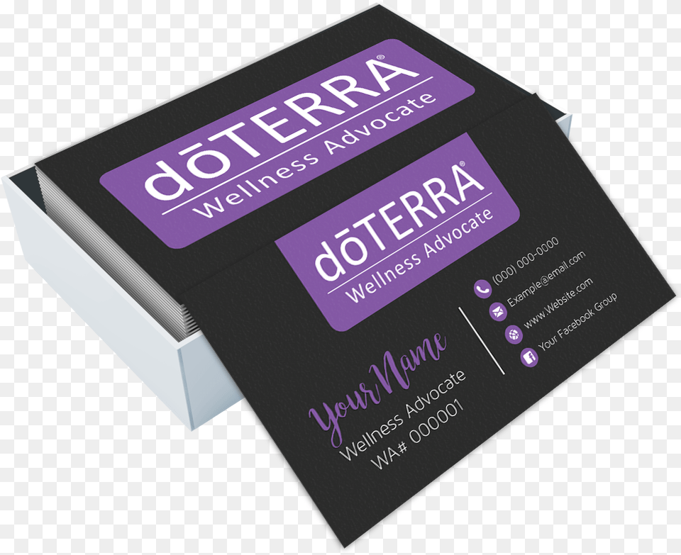Custom Design Wellnessadvocate Doterraoils Book Cover, Paper, Text, Business Card Free Png