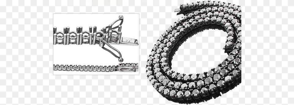 Custom Diamond Chains Black Diamond Chain For Men, Accessories, Bracelet, Jewelry Free Transparent Png
