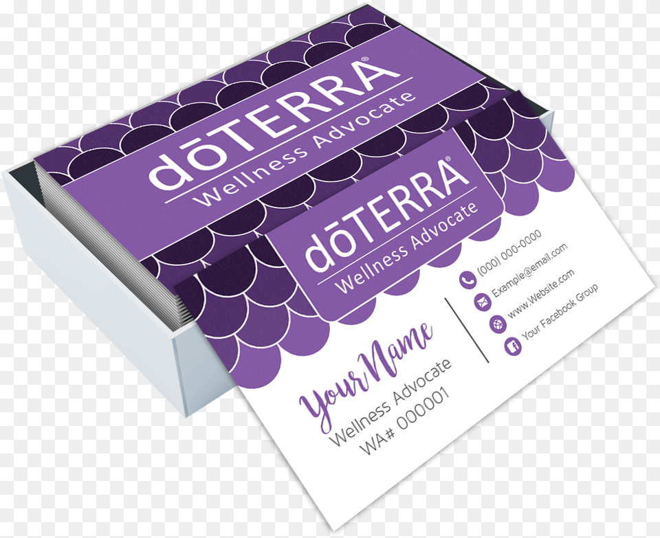 Custom Doterra Business Cards Design Business Card, Advertisement, Poster, Paper, Business Card Png Image