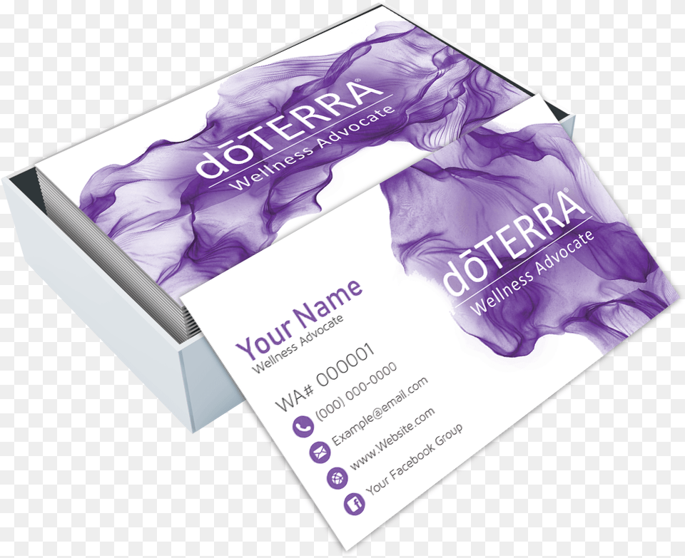 Custom Doterra Business Cards Design Flyer, Advertisement, Poster, Paper, Business Card Png