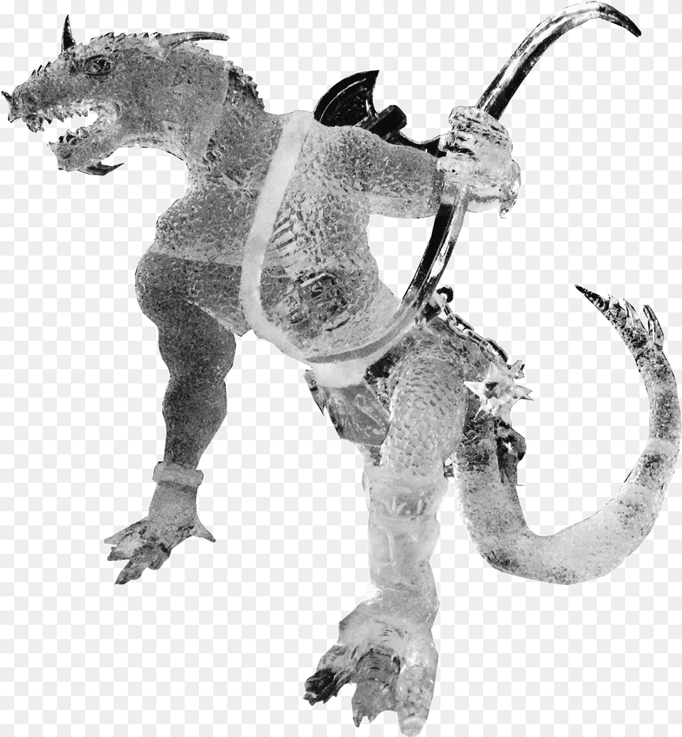 Custom Dragon Warrior Ice Sculpture Illustration, Electronics, Hardware, Animal, Dinosaur Png Image