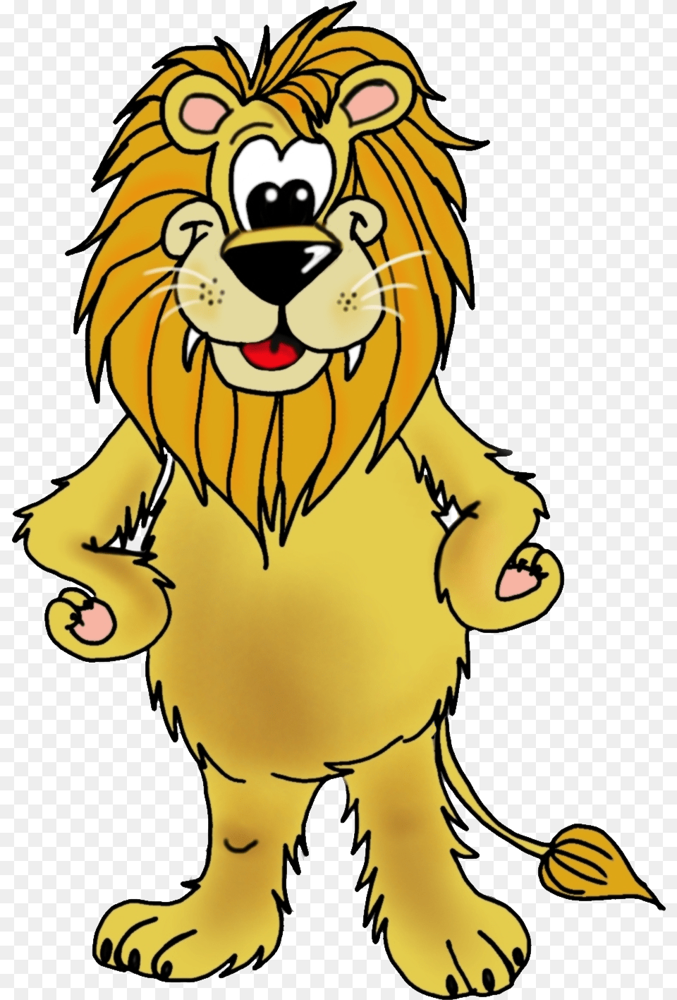 Custom Drawn Clipart By Jeanette Baker With A Lion Clipart, Animal, Mammal, Wildlife, Baby Free Transparent Png