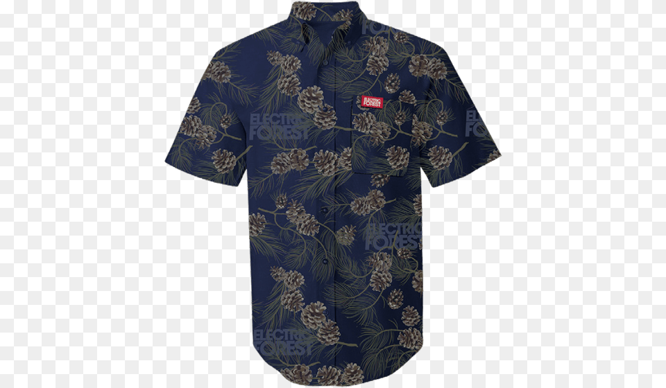 Custom Electric Forest Acorn Hawaiian Aloha Shirt, Pattern, Clothing, Dress, Fashion Free Transparent Png