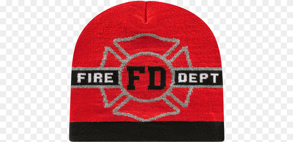 Custom Elite Knit Beanie Capamerica Hartford Fire Department Patch, Cap, Clothing, Hat, Person Png Image