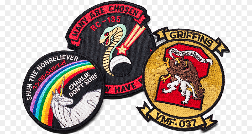 Custom Embroidered Patches, Badge, Logo, Symbol, Emblem Free Png