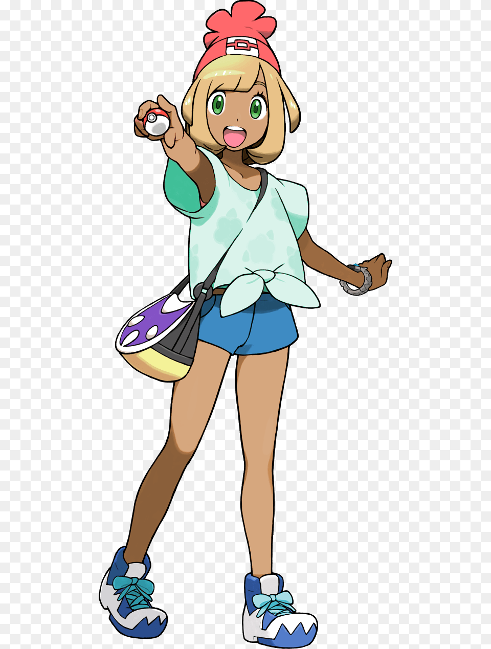 Custom Female Pokemon Trainer Female Pokemon Trainer, Person, Child, Girl, Footwear Png