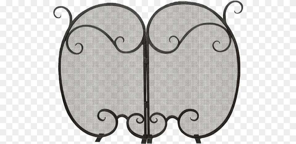 Custom Fireplace Screen Wrought Iron Scroll Design Fireplace Screens, Fire Screen, Racket, Sport, Tennis Png Image