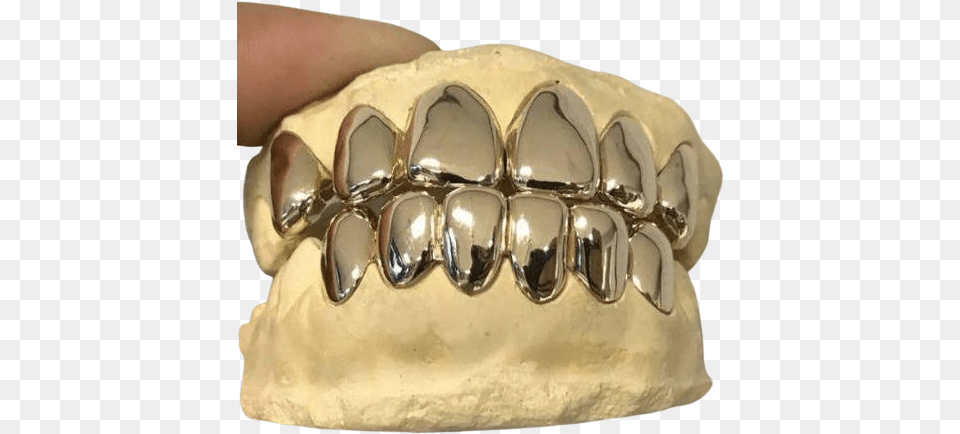 Custom Fit Solid Gold Grillz 14k Gold Grillz, Teeth, Body Part, Person, Mouth Free Png