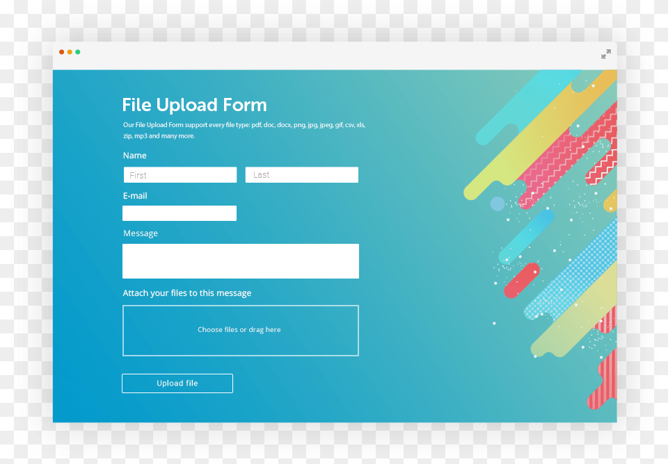Custom Forms For Unbounce Pages Order Form Facebook, File, Monitor, Computer Hardware, Electronics Png