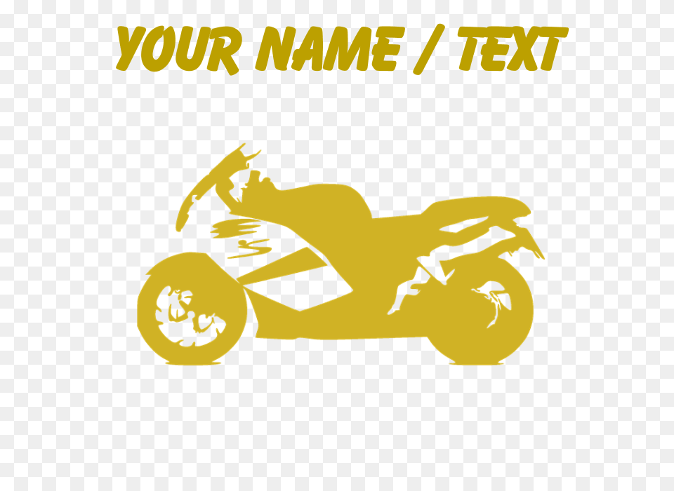 Custom Gold Crotch Rocket Motorcycle Classic Thong, Transportation, Vehicle, Baby, Person Png Image