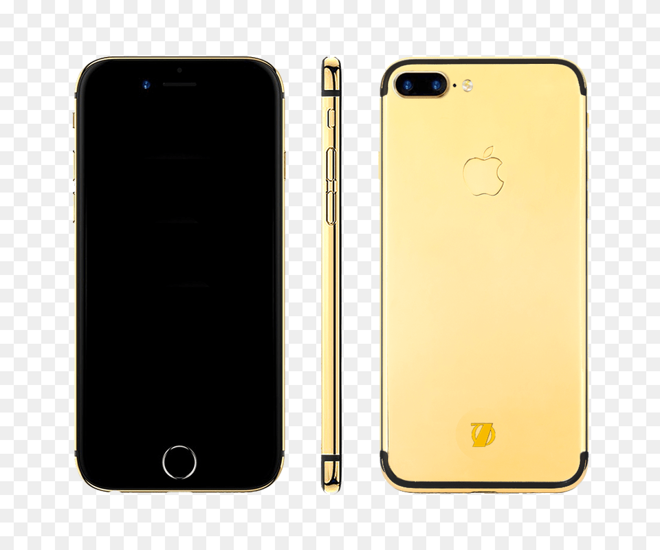 Custom Gold Iphone Plus Everyday Carry, Electronics, Mobile Phone, Phone Png