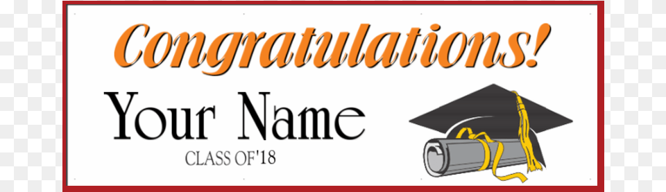 Custom Graduation Banner1 Graduation Banner, People, Person, Text Free Png