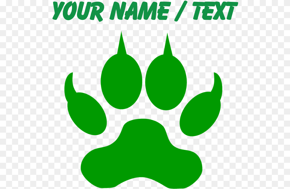 Custom Green Wolf Paw Print T Shirt, Head, Logo, Person, Face Free Png Download