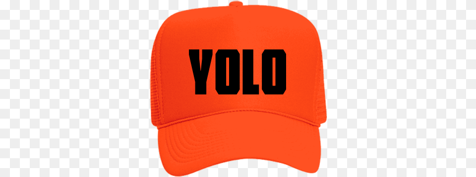 Custom Heat Pressed Neon Trucker Hat Otto Cap 55 Yolo Cap, Baseball Cap, Clothing Free Png