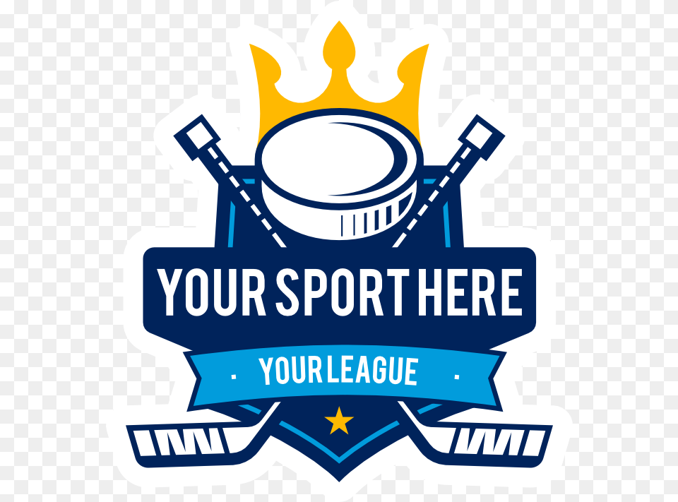 Custom Hockey Puck With Crown Sticker Post 2 Post Logo, Dynamite, Weapon, Dairy, Food Free Png