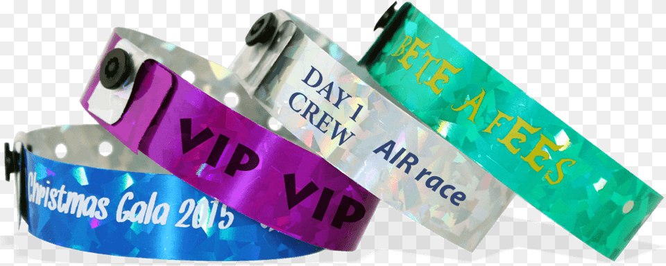 Custom Holographic Wristbands 19 Mm Confettititle, Sash Free Transparent Png