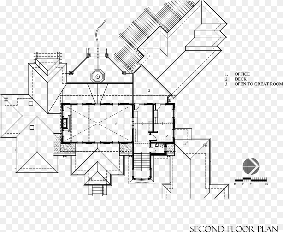 Custom Home Design Tumalo Oregon Dining Room Sketch, Gray Png Image
